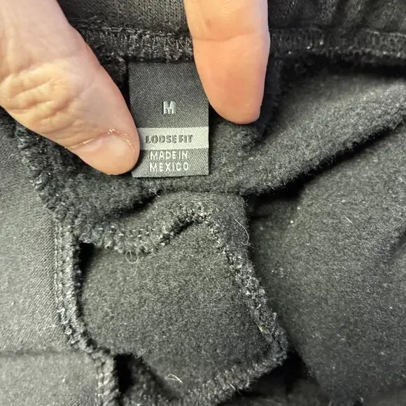 Carhartt Men's Med Black Sweatpants Loose Fit Midweight Tapered BN5307-M - Picture 10 of 11